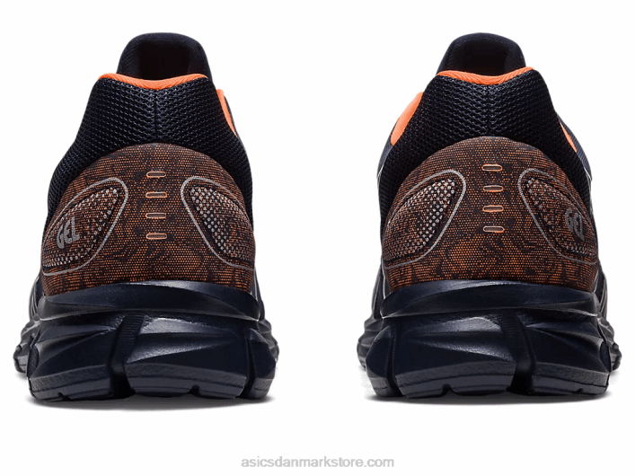 Asicsgel-kvante-lyt ii 60Z4268 midnat/chokerende orange