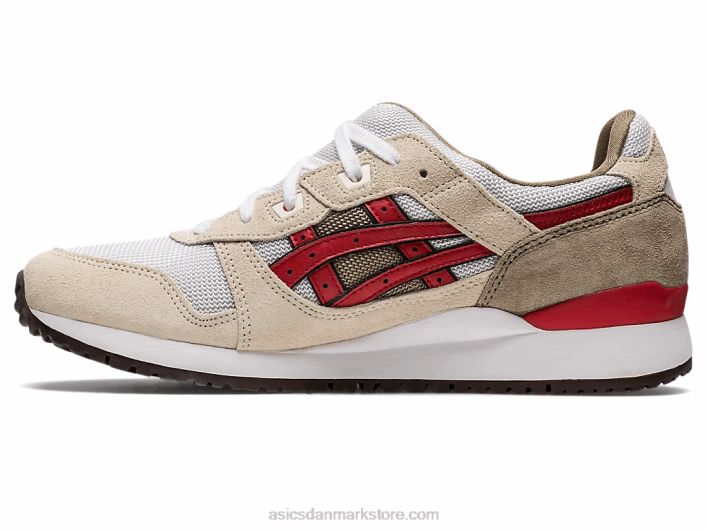 Asicsgel-lyte iii og 60Z41094 røg grå/rød alarm