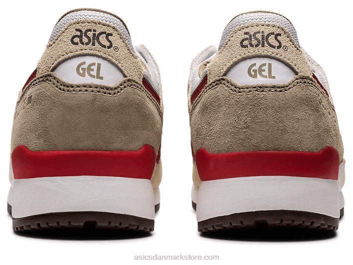 Asicsgel-lyte iii og 60Z41094 røg grå/rød alarm