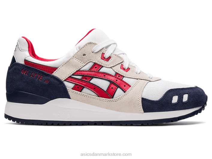 Asicsgel-lyte iii og 60Z41903 hvid/klassisk rød