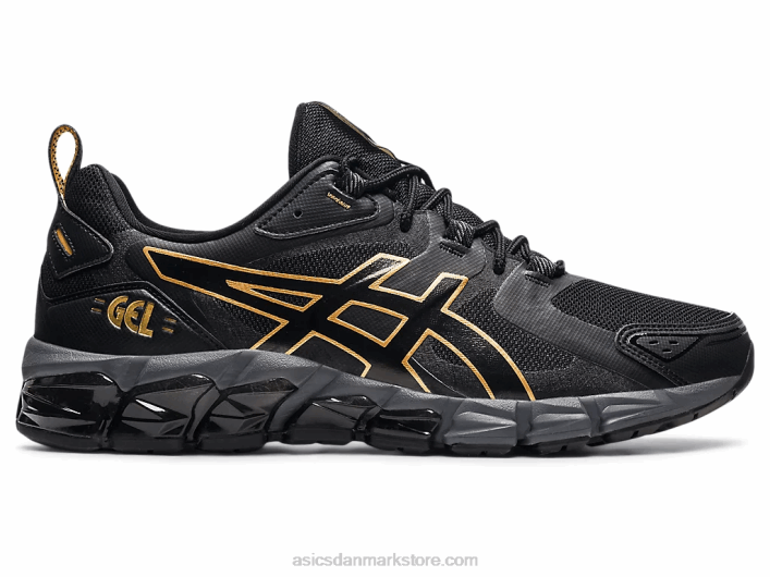Asicsgel-quantum 180 60Z41814 sort/rent guld