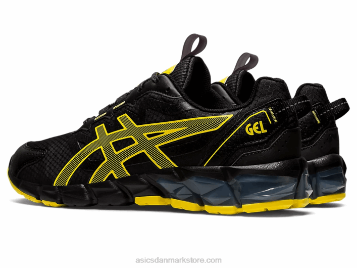 Asicsgel-quantum 90 60Z4785 sort/levende gul