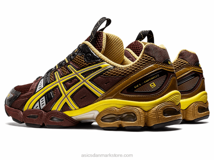 Asicsub3-s gel-nimbus 9 60Z41252 rom rosin/grøn glans