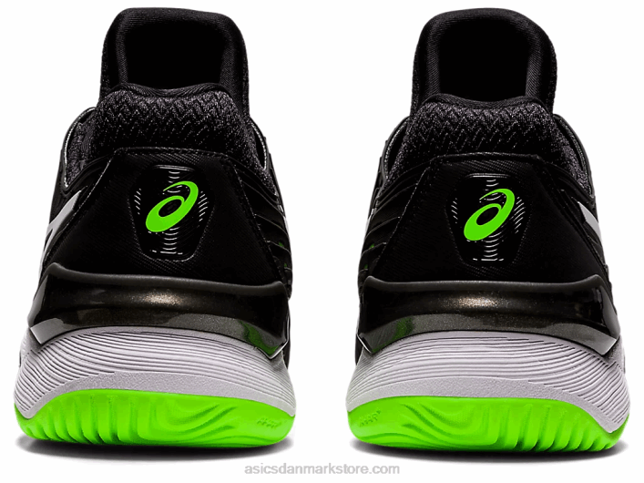 Asicsretten ff 2 60Z41166 sort/grøn gekko