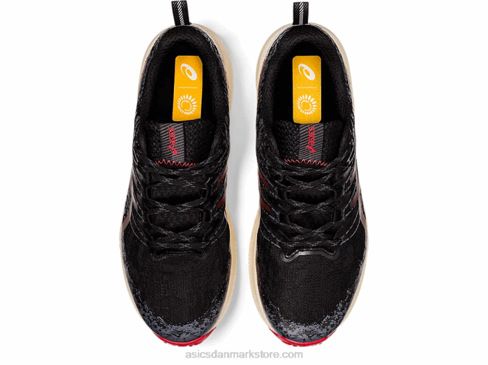 Asicsfuji lite 2 60Z41661 sort/elektrisk rød