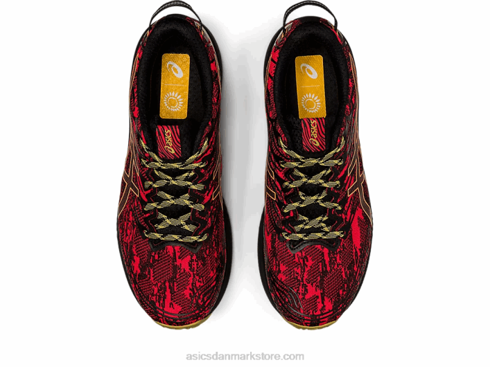 Asicsfuji lite 3 60Z4620 elektrisk rød/sort