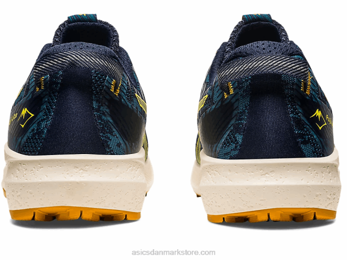 Asicsfuji lite 3 60Z4624 blæk blågrøn/gylden gul