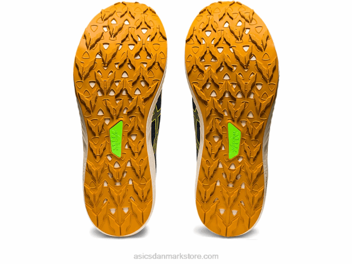 Asicsfuji lite 3 60Z4624 blæk blågrøn/gylden gul