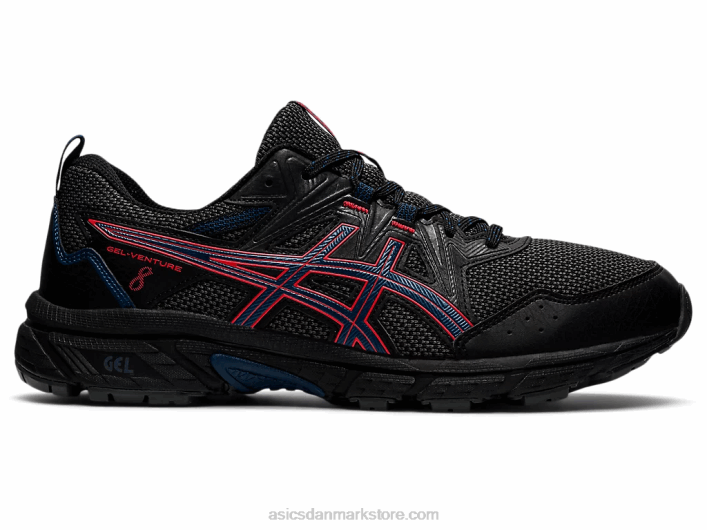 Asicsgel-venture 8 60Z41488 sort/ildrød