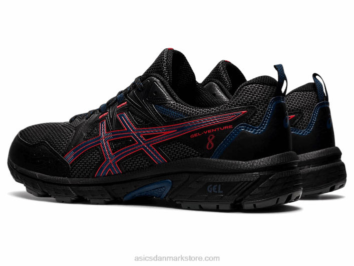 Asicsgel-venture 8 60Z41488 sort/ildrød