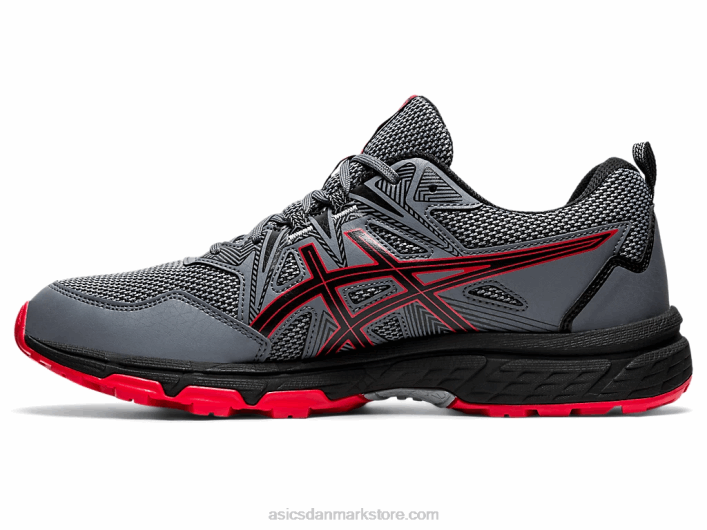 Asicsgel-venture 8 ekstra bred 60Z41864 metropol/klassisk rød