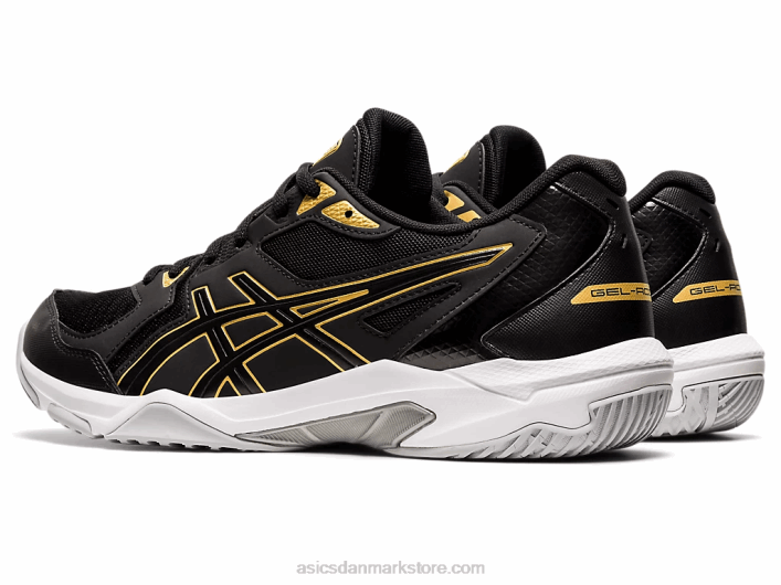 Asicsgel-raket 10 60Z41888 sort/rent guld