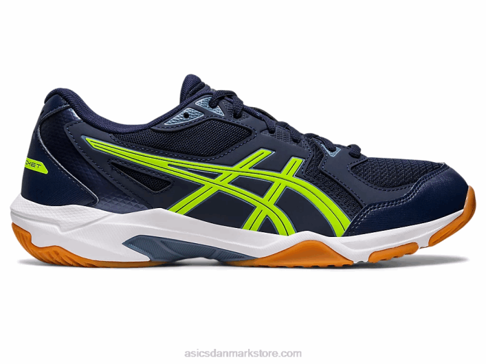 Asicsgel-raket 10 bred 60Z4442 midnat/hazard grøn