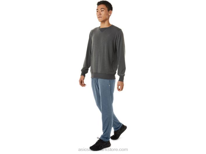 Asicsfp-bukser til mænd 60Z438 stål blå spacedye