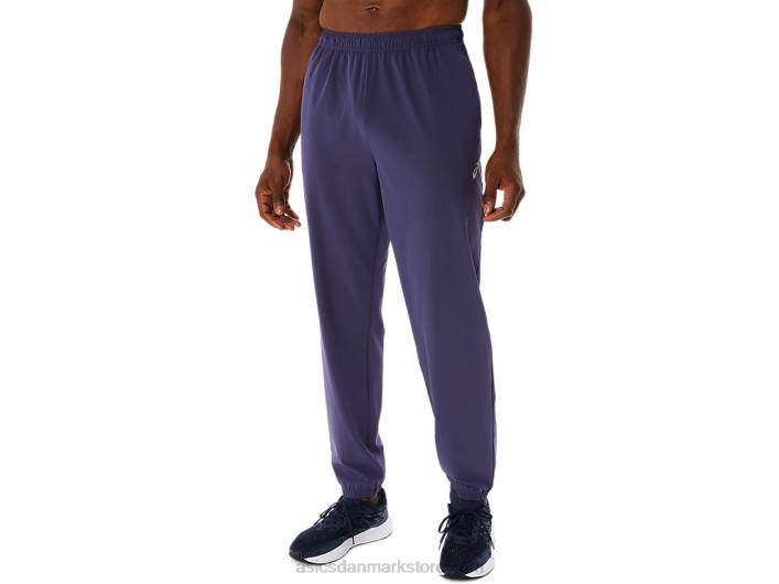 Asicsmænds actibreeze ventilerede vævede bukser 60Z4267 indigo tåge