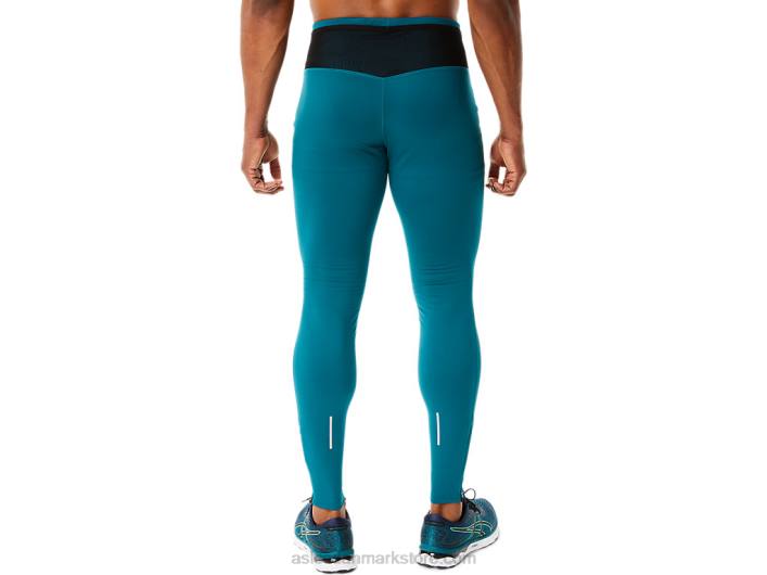 Asicsmænds vinterløb tight 60Z4876 fløjlsfyr/performance sort