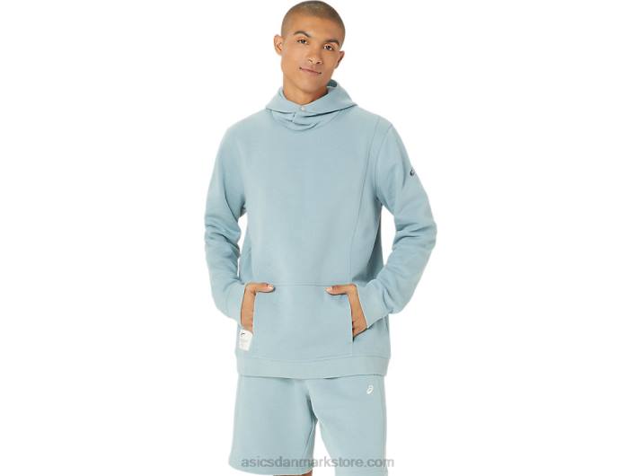 AsicsSøndags fleece hættetrøje til mænd 60Z424 let stål