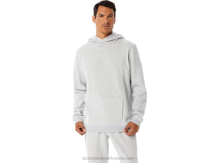 AsicsSøndags fleece hættetrøje til mænd 60Z454 lysegrå lyng