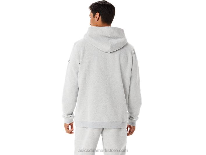 AsicsSøndags fleece hættetrøje til mænd 60Z454 lysegrå lyng
