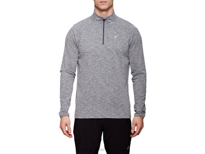 Asicsherre dorai kvart lynlås top 60Z42058 mørkegrå lyng