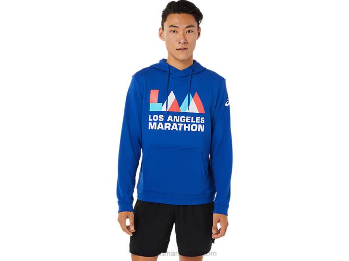 Asicslam hættetrøje til mænd 60Z41618 team royal