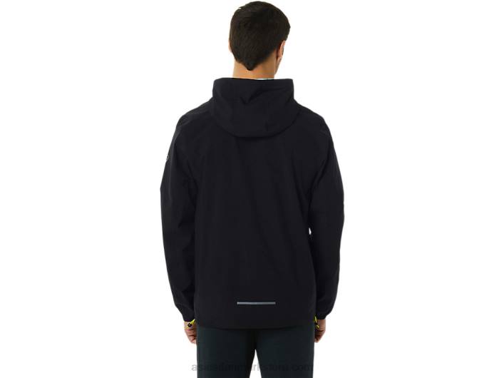 Asicsherre vandtæt jakke 60Z4231 ydeevne sort/limeskal