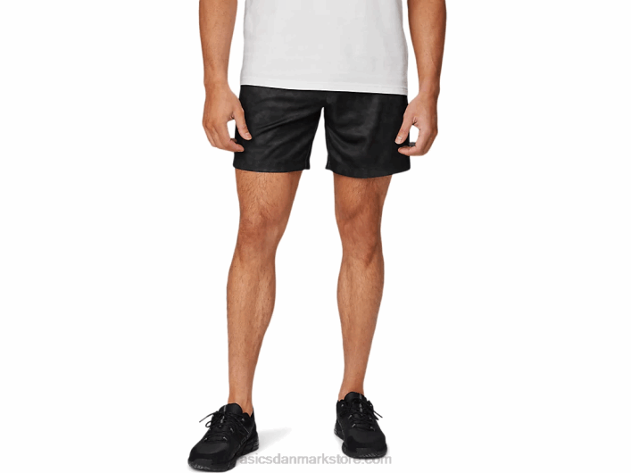Asics7 tommer strik træningsshorts til mænd 60Z41779 ydeevne sort