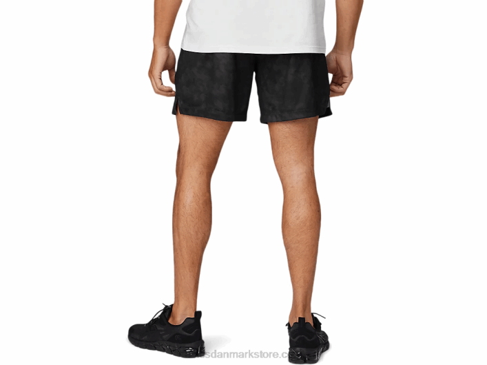 Asics7 tommer strik træningsshorts til mænd 60Z41779 ydeevne sort