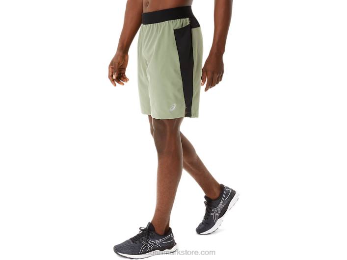 Asics9-tommers mixerkort til mænd 60Z41408 lav grøn/performance sort