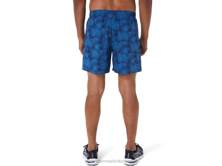 Asicsherre 5in pr lyte short 60Z41040 tie dye blue print/perf sort