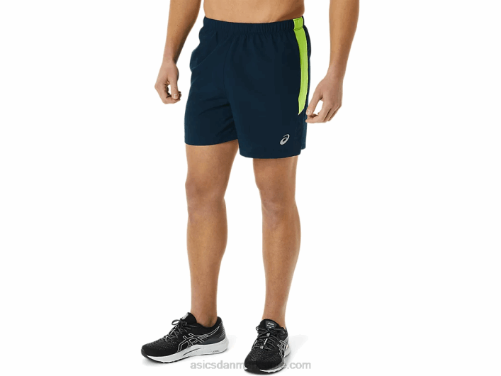 Asicsherre 5in pr lyte short 60Z41355 fransk blå/hazard grøn