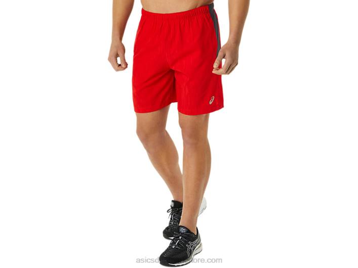 Asicsherre 7in pr lyte short 60Z41364 ildrødt print/bæregrå