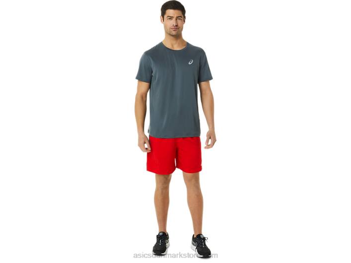 Asicsherre 7in pr lyte short 60Z41364 ildrødt print/bæregrå