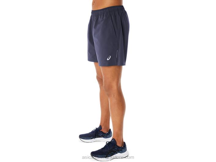 Asicshybrid 7-tommers shorts til mænd 60Z4261 indigo tåge