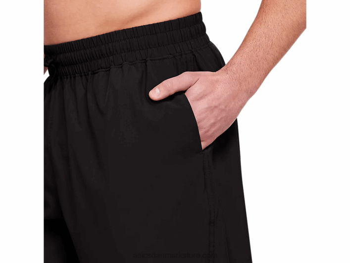 Asicsmænds 7 tommer vævede togkort 60Z41802 ydeevne sort