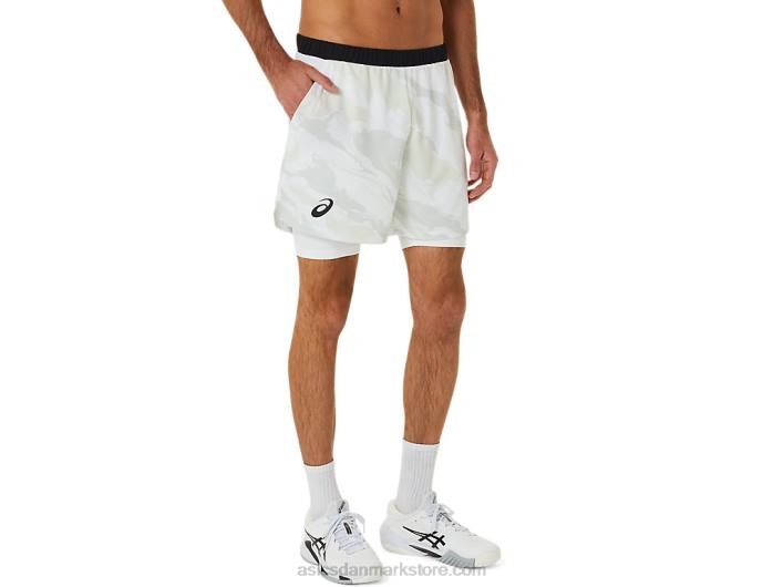 Asicsmænds kamp grafik 7i kort 60Z4476 strålende hvid