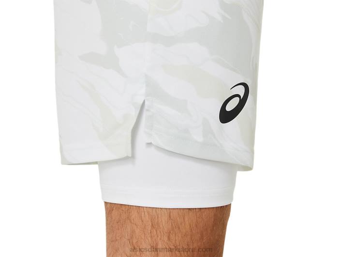 Asicsmænds kamp grafik 7i kort 60Z4476 strålende hvid