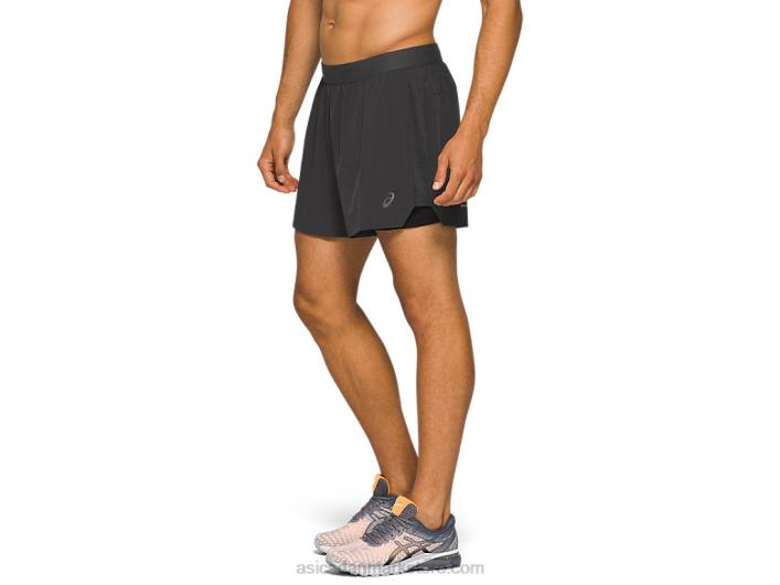 Asicsmænds vej 2-n-1 5i kort 60Z41790 grafitgrå