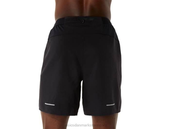 Asicsmænds vej 2-n-1 7i kort 60Z41082 performance sort/bæregrå