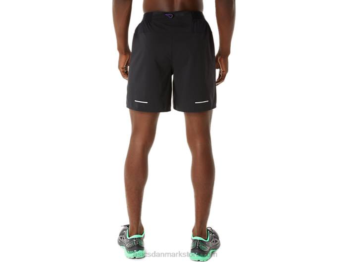 Asicsmænds vej 2-n-1 7i kort 60Z4893 performance sort/druesyltetøj