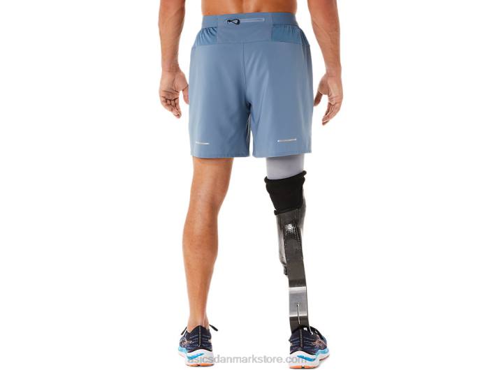 Asicsmænds vej 7 kort sagt 60Z432 stål blå