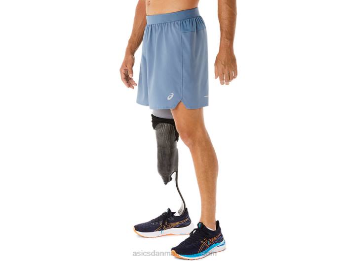 Asicsmænds vej 7 kort sagt 60Z432 stål blå