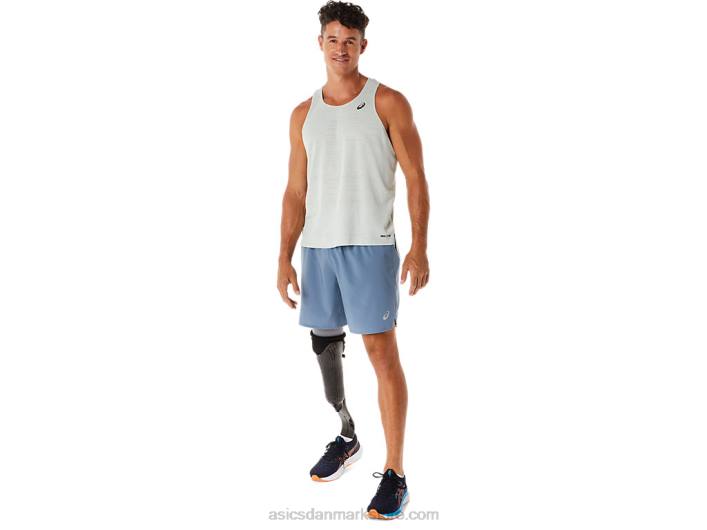 Asicsmænds vej 7 kort sagt 60Z432 stål blå