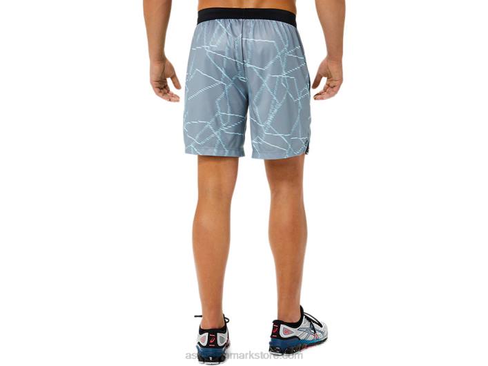 Asicssæsonbetonede shorts med all over print til mænd 60Z41437 sheet rock