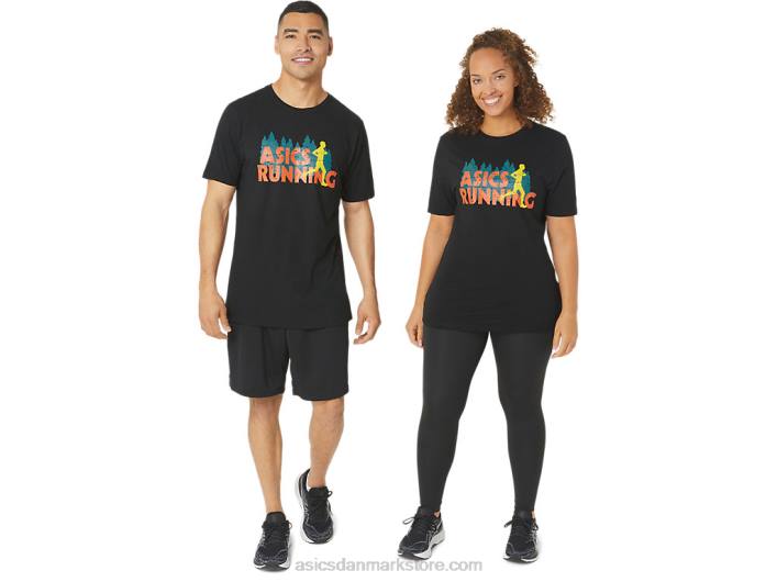 Asicsevergreen trail run tee 60Z41059 ydeevne sort