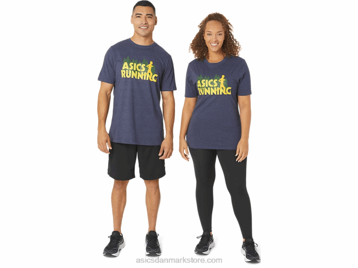 Asicsevergreen trail run tee 60Z4803 ærtelyng