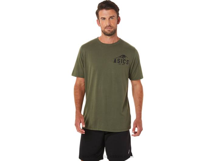 Asicsfuji 1977 t-shirt 60Z41630 oliven lærred
