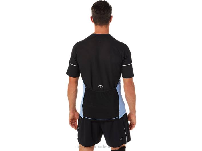 Asicsfujitrail top til mænd 60Z41433 blå harmoni/performance sort