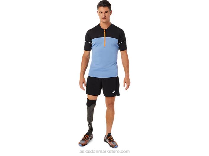 Asicsfujitrail top til mænd 60Z41433 blå harmoni/performance sort