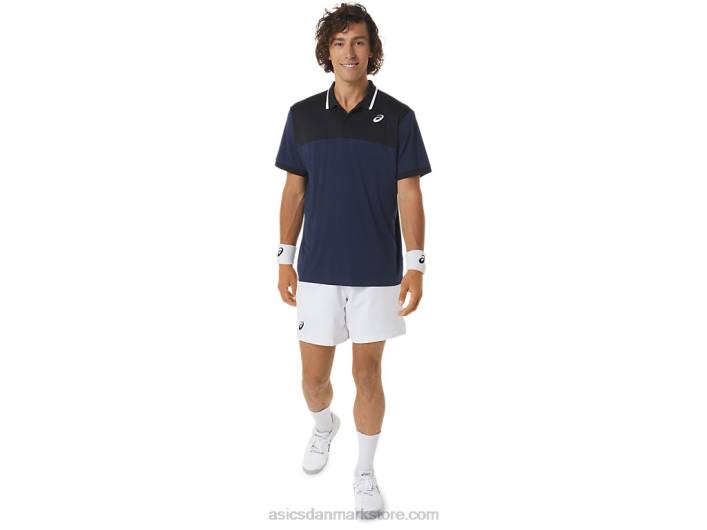 Asicsherre banepoloshirt 60Z4471 midnat/forestilling sort